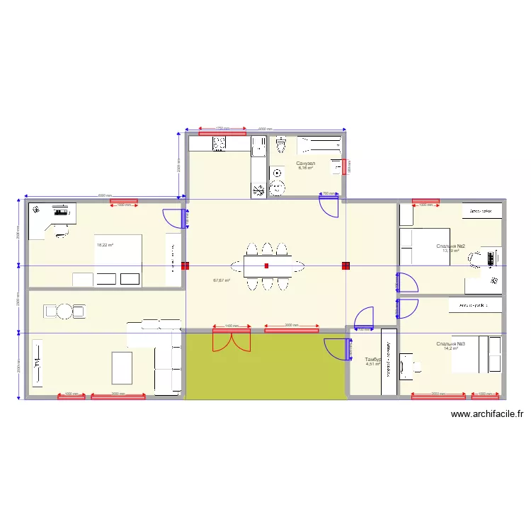 135 новая планировка. Plan de 135 новая планировка. Plan de