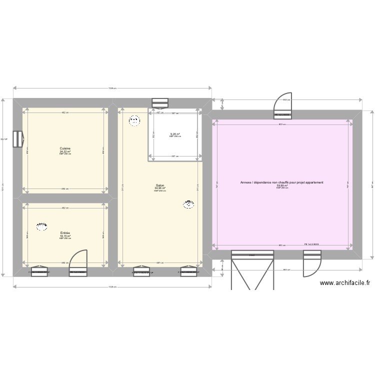 Saussaye. Plan de 0 pièce et 0 m2