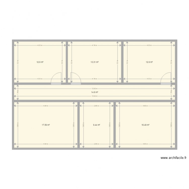 Maison PETIT. Plan de 0 pièce et 0 m2