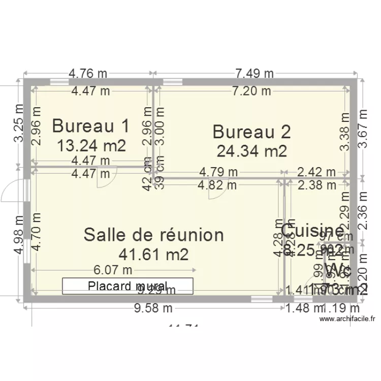 Moulin Etage 2. Plan de 