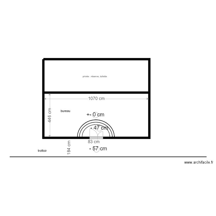 sci monfargan. Plan de 0 pièce et 0 m2