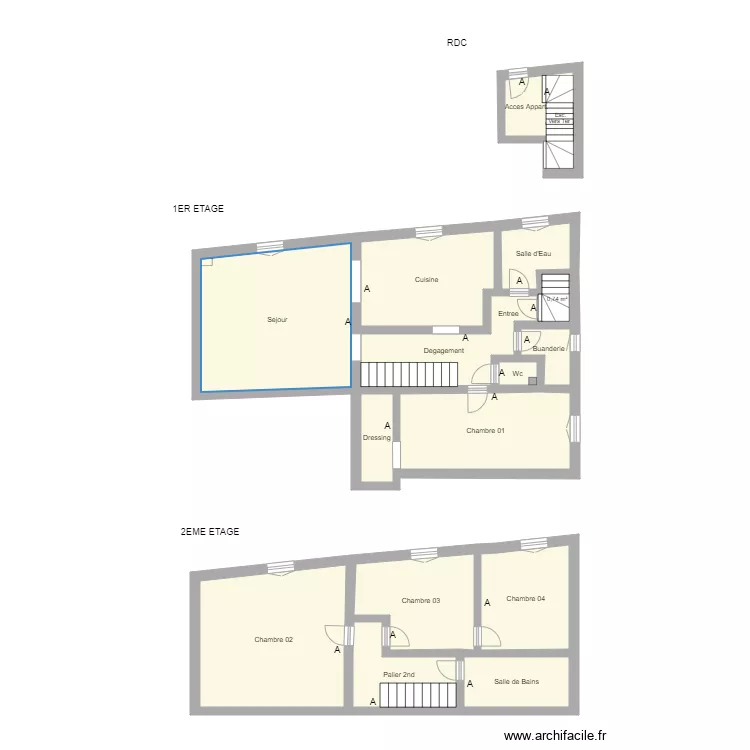 780807662-HOUILLES-VIOTTO-CROQUIS-P. Plan de 