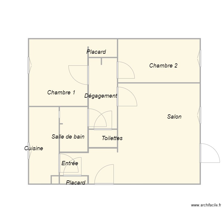 Croquis MOULIERES SEBAN. Plan de 9 pièces et 42 m2