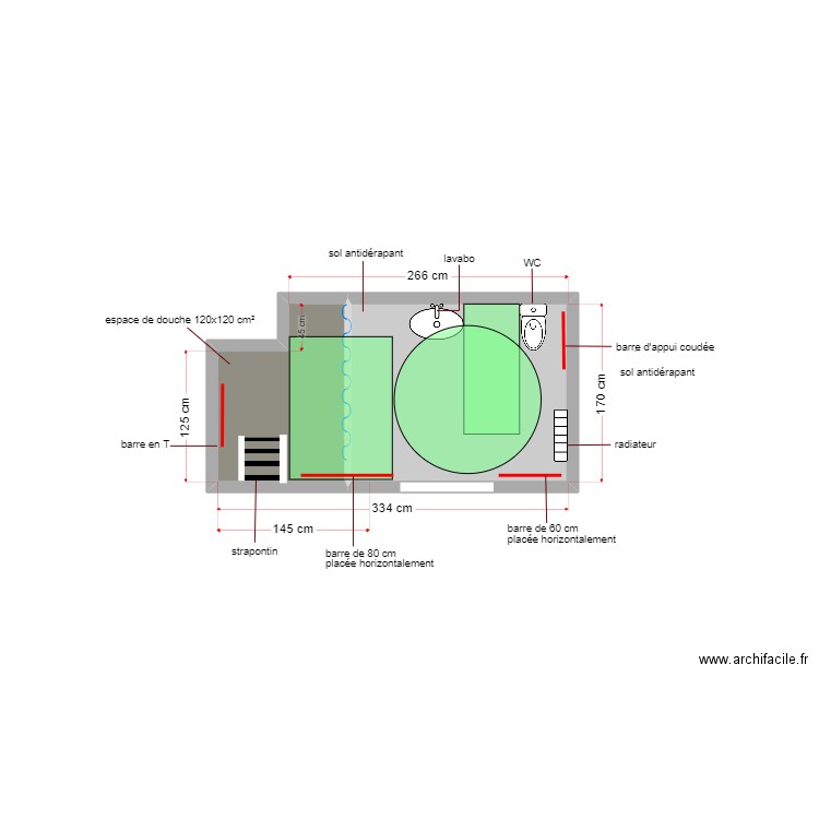 plan projeté dossier 4571. Plan de 0 pièce et 0 m2