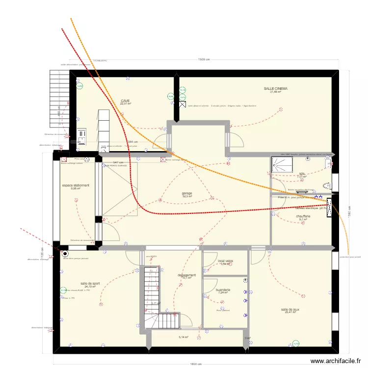 RAVE SOUS-SOL ELEC . Plan de RAVE SOUS-SOL ELEC . Plan de
