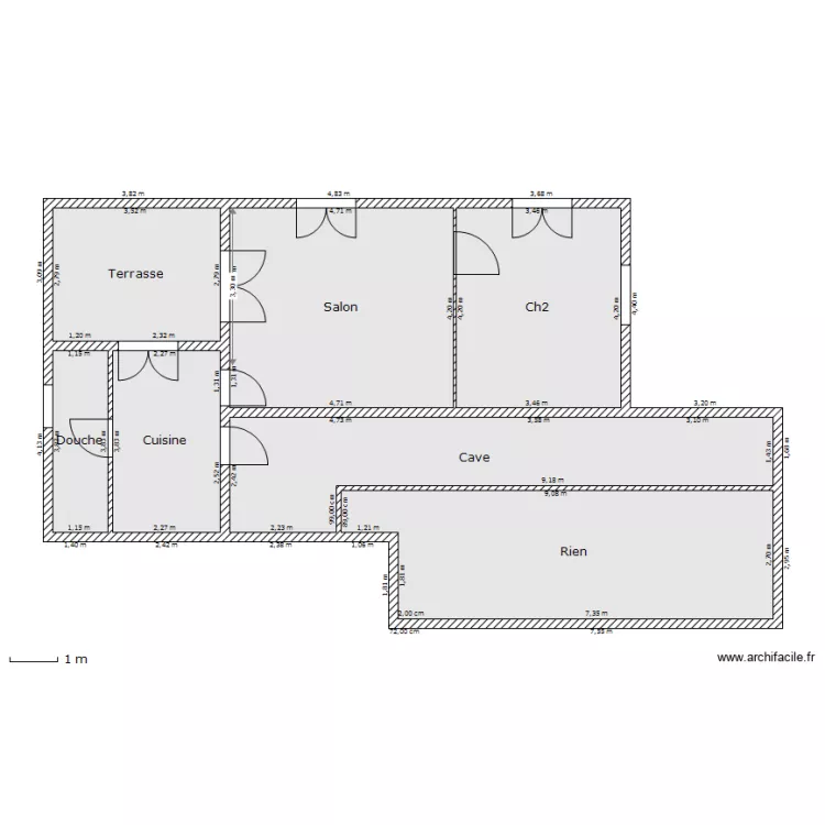 La Sine - Rez de Jardin. Plan de 