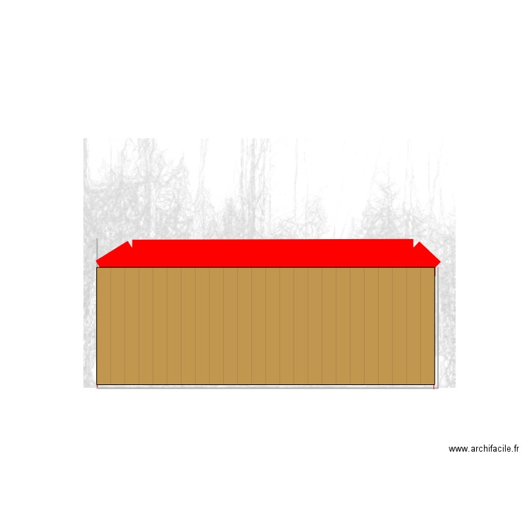 Derrière la serre . Plan de 0 pièce et 0 m2