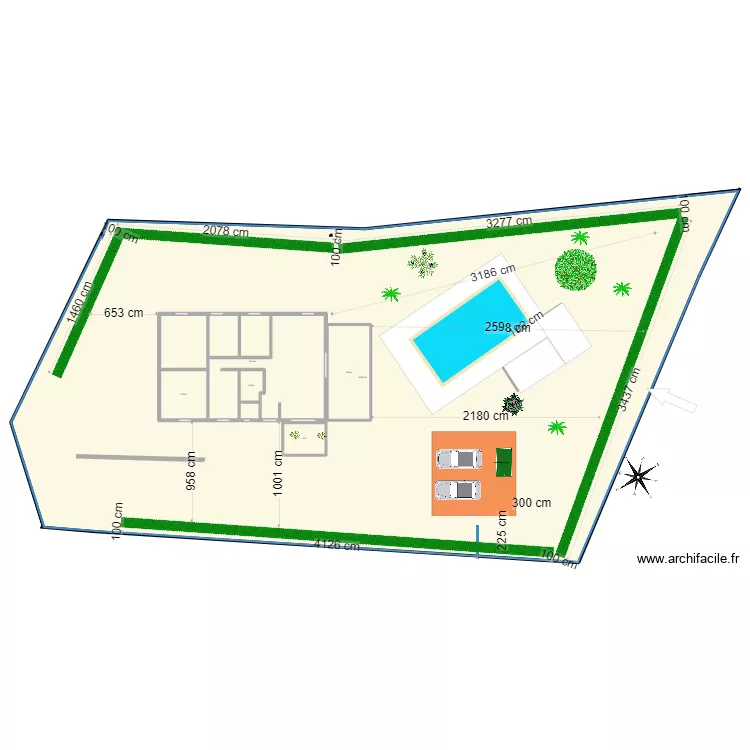 MONTAGNAC 2. Plan de 