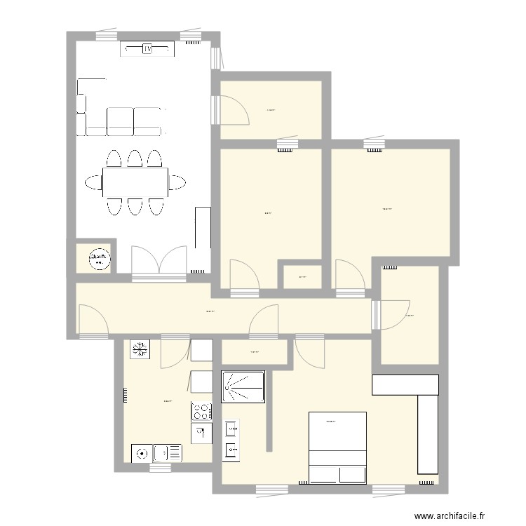 appartement F5 v2. Plan de 0 pièce et 0 m2