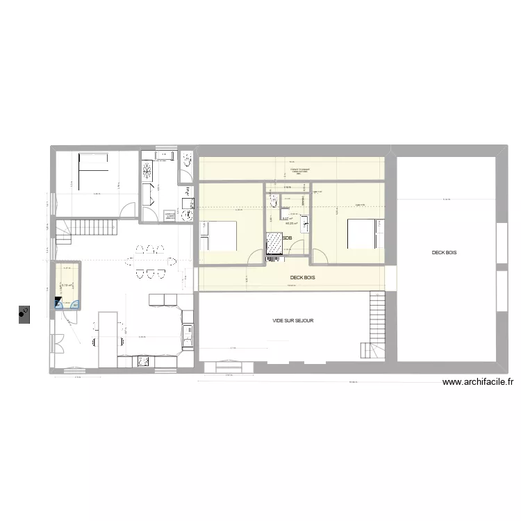 RDC2 MAISON KAIRON VARIANTE. Plan de 
