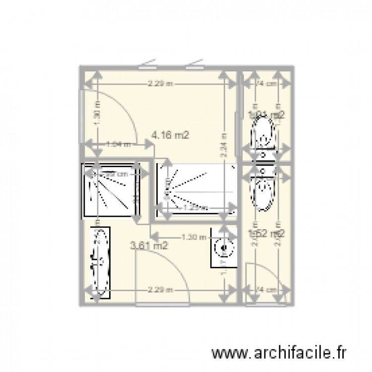 SDB LE GOUEFF 4. Plan de 0 pièce et 0 m2