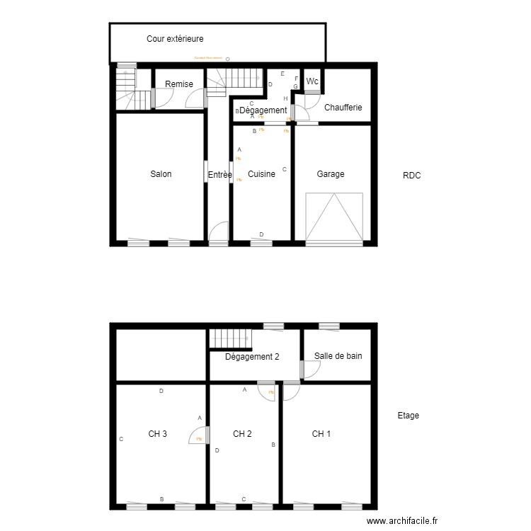 Croquis GEORGE. Plan de 0 pièce et 0 m2