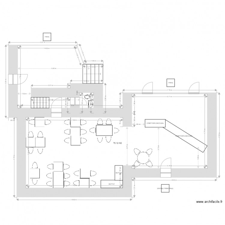 HOTEL DU MOULIN RDC. Plan de 0 pièce et 0 m2