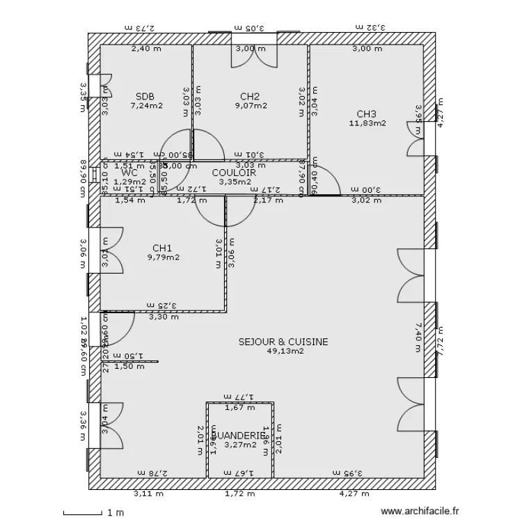 MAISON 9 .10 X 12. Plan de MAISON 9 .10 X 12. Plan de