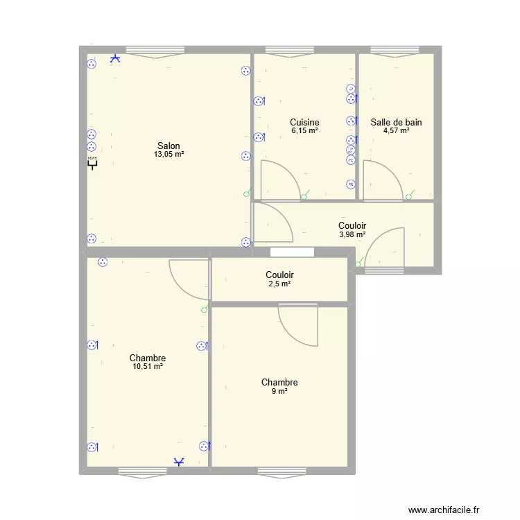 Chambre Petite V0. Plan de 7 et 50 m² Chambre Petite V0. Plan de 7 et 50 m²