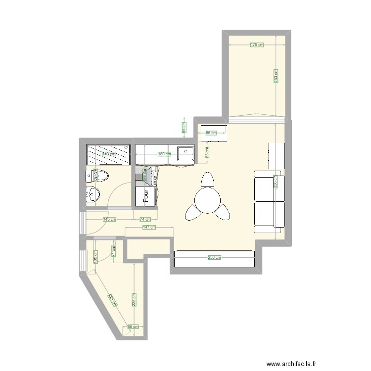 T1567. Plan de 0 pièce et 0 m2