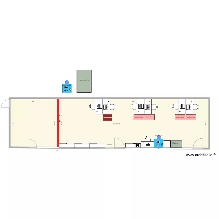 Nouveaux locaux Exemple 2. Plan de Nouveaux locaux Exemple 2. Plan de