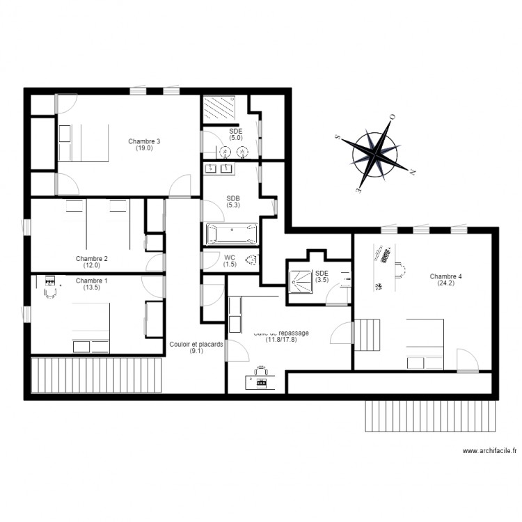 Melo. Plan de 0 pièce et 0 m2