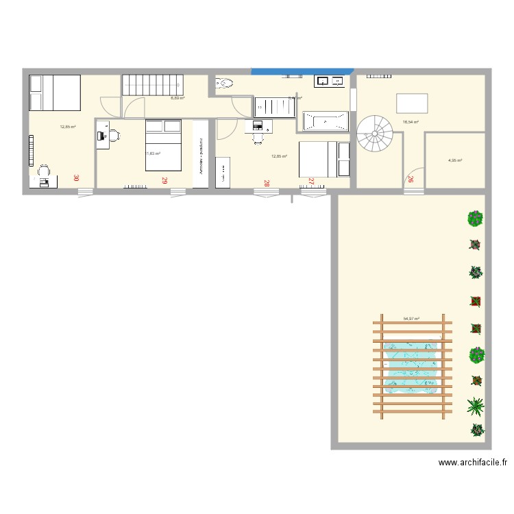 Plan maison Auberge2. Plan de 0 pièce et 0 m2
