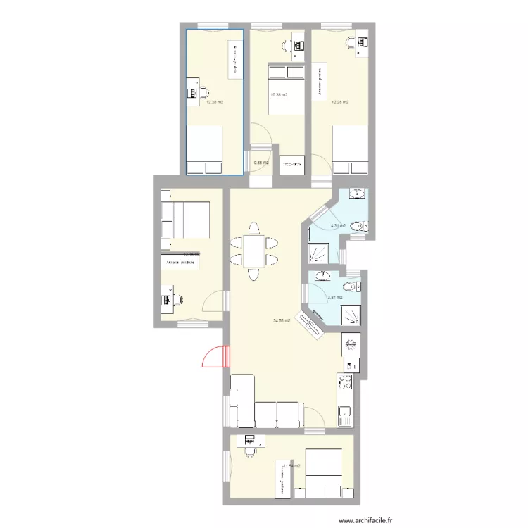 Appartement visite du 30 Mars AMENAGEMENT 2. Plan de Appartement visite du 30 Mars AMENAGEMENT 2. Plan de