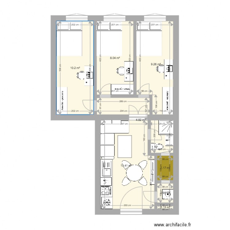 Isabella Aménagement. Plan de 0 pièce et 0 m2