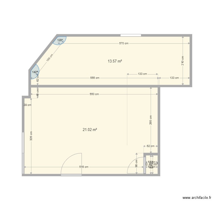 Bureau Arrière Bar. Plan de 0 pièce et 0 m2