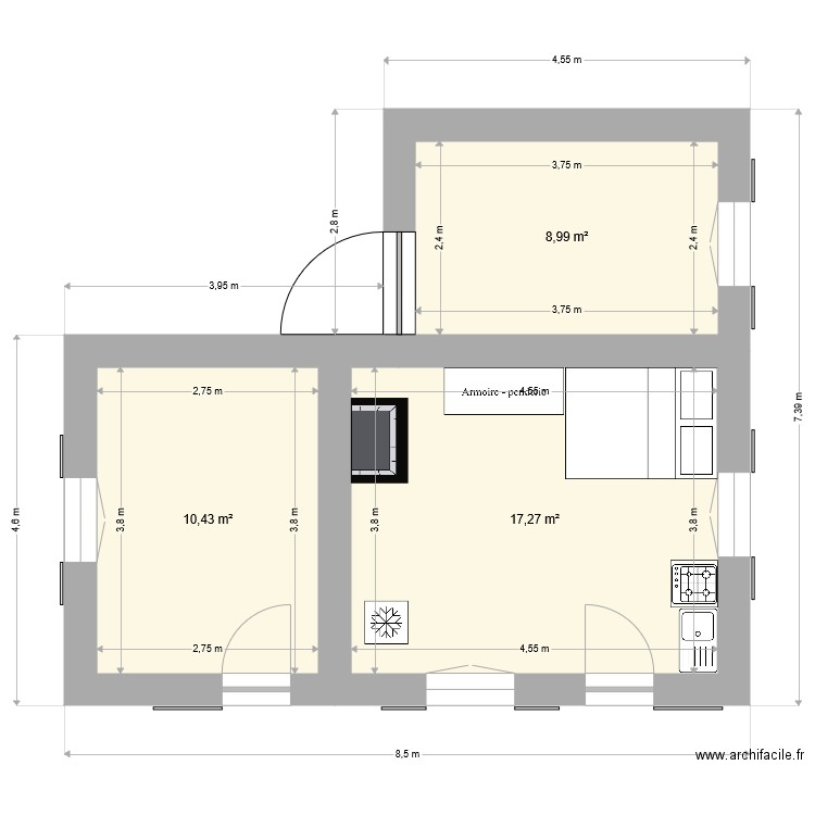 cabane du Pla de las Peyres. Plan de 0 pièce et 0 m2