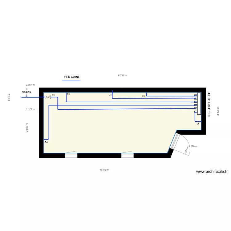 RESEAU SOUS DALLAGE 18 022020. Plan de 