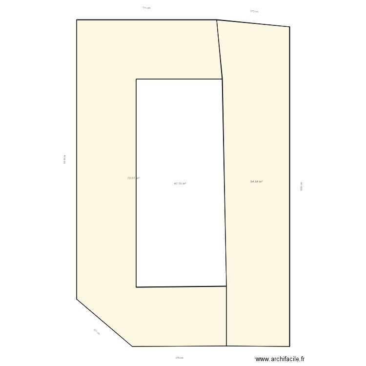 Gaebel gisela Caixas. Plan de 3 pièces et 175 m2