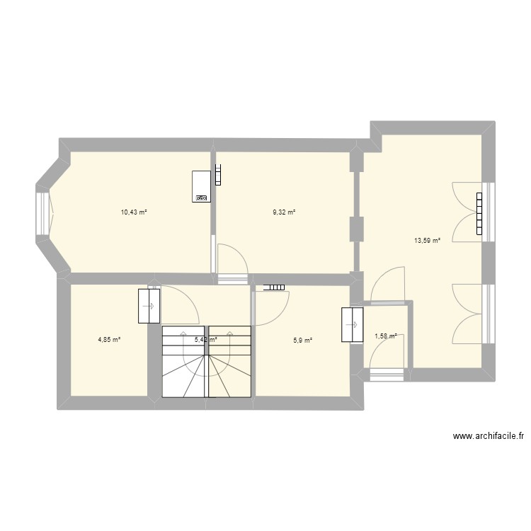 Plan -1. Plan de 0 pièce et 0 m2