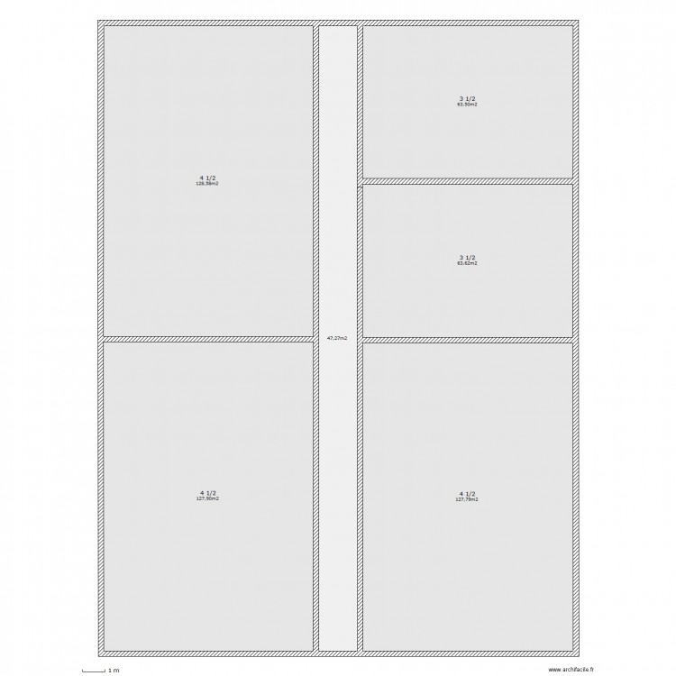 Coop 1 étage. Plan de 0 pièce et 0 m2
