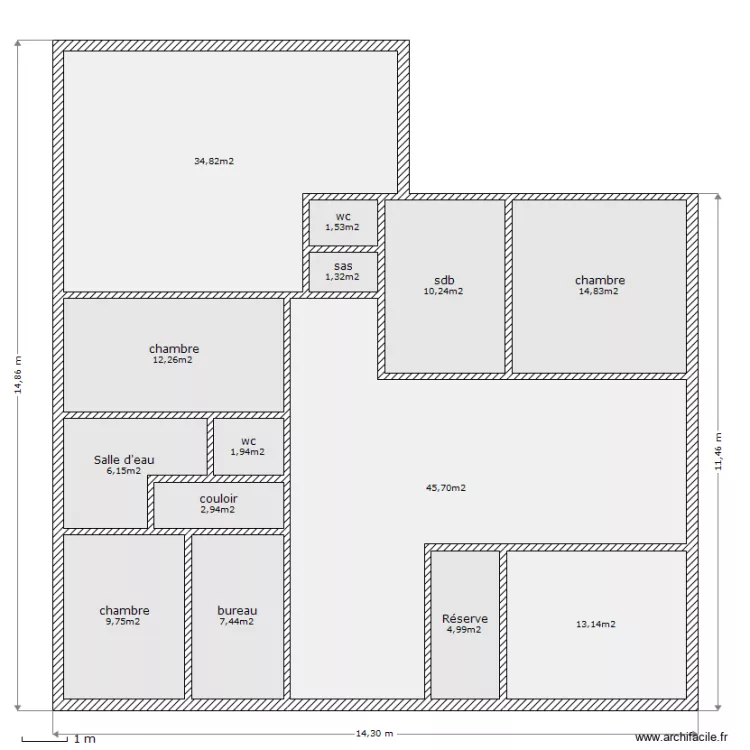 Maison. Plan de Maison. Plan de