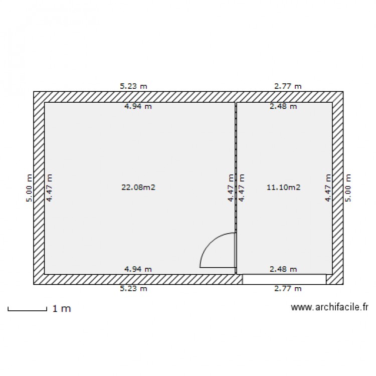 MAISON V1. Plan de 0 pièce et 0 m2