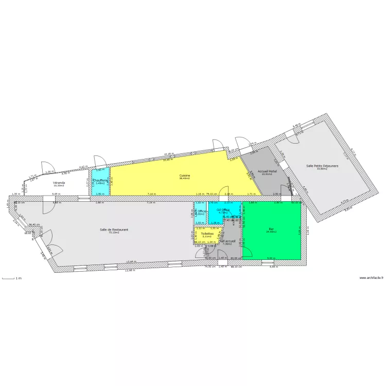 Auberge du val de loir. Plan de Auberge du val de loir. Plan de