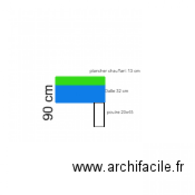 plancher Romain. Plan de 0 pièce et 0 m2