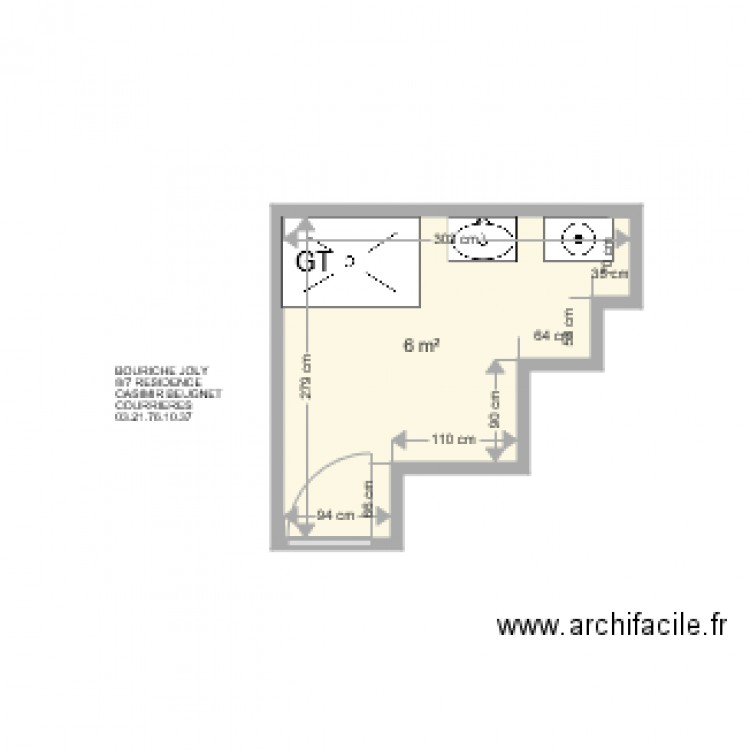 BOURICHE JOLY. Plan de 0 pièce et 0 m2