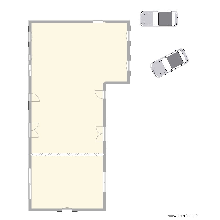 MEHDI et SAKINA avec extension. Plan de 3 pièces et 137 m2