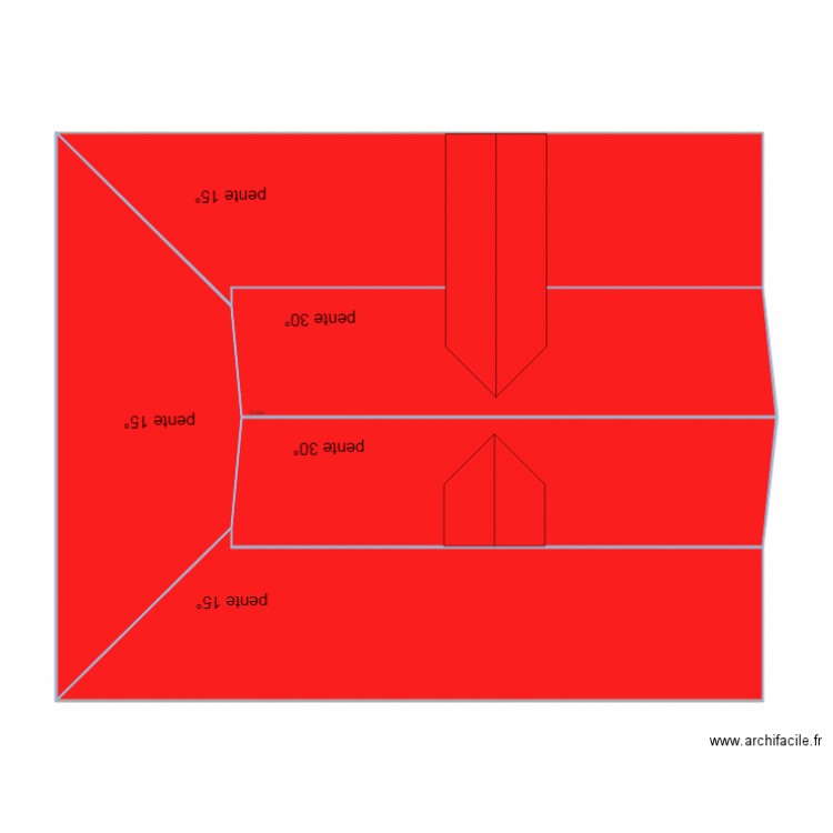  vue de haut. Plan de 0 pièce et 0 m2