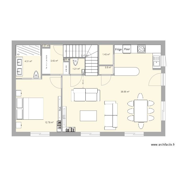 papa RDC 3. Plan de 0 pièce et 0 m2