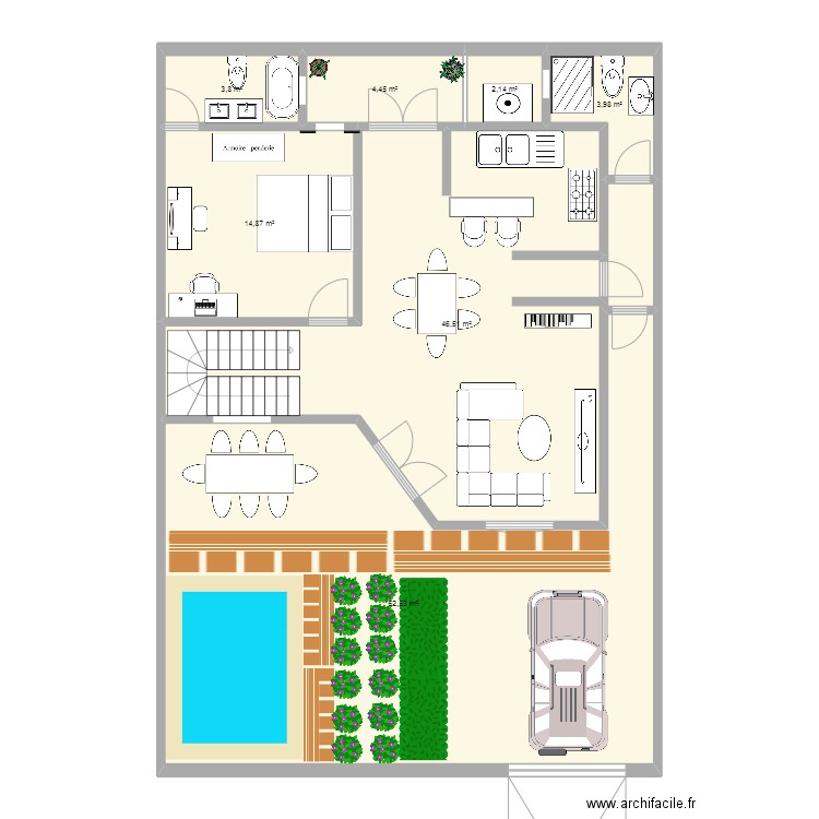 studio 150m2. Plan de 0 pièce et 0 m2