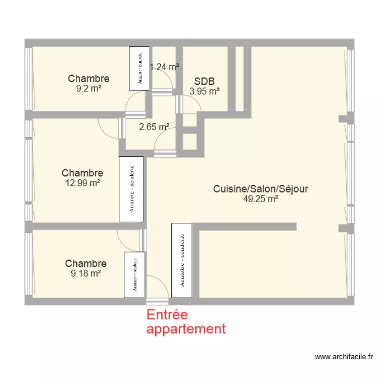 DELINCHANT MARIE. Plan de 