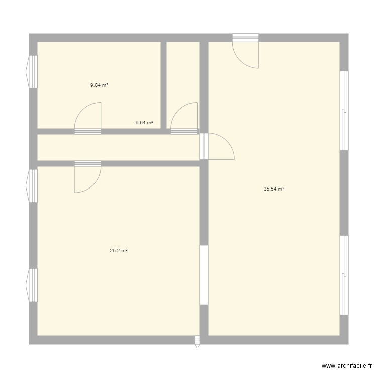 Montchanin extension sol. Plan de 0 pièce et 0 m2