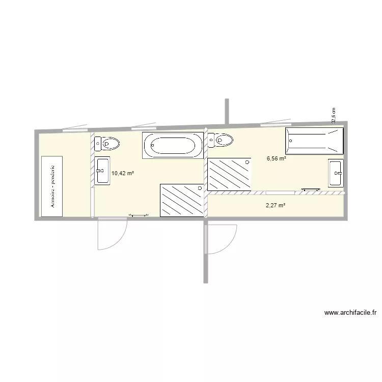 sdb enfants 2. Plan de 
