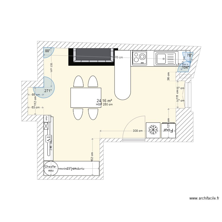 20230122 CHAMAILLARD CUISINE. Plan de 0 pièce et 0 m2