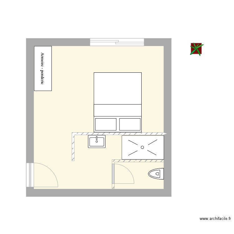 Extension chambre 3. Plan de 0 pièce et 0 m2