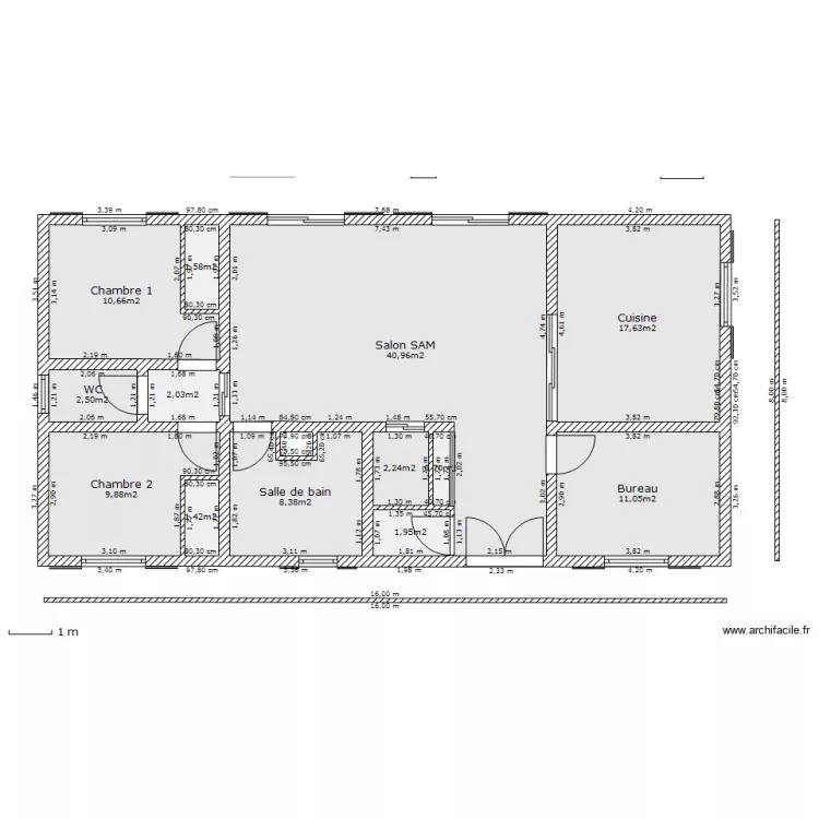 maison 2 sans meuble. Plan de maison 2 sans meuble. Plan de