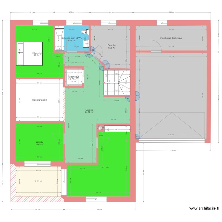 NoirmontEtage26. Plan de 0 pièce et 0 m2