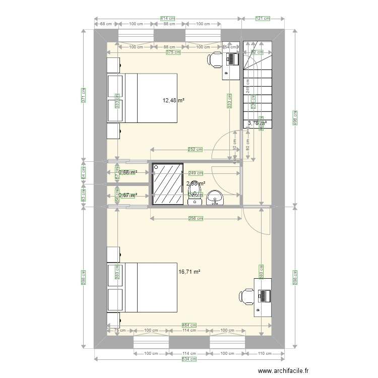 SCI BON APPART - Etage rev 1. Plan de 0 pièce et 0 m2