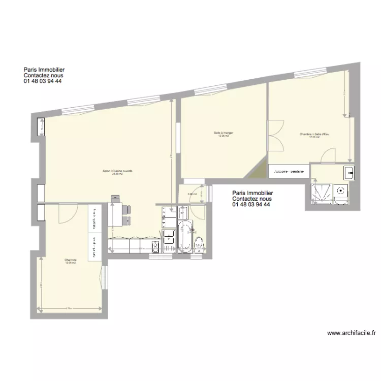 31 PECU 1ER  GALLAND. Plan de 