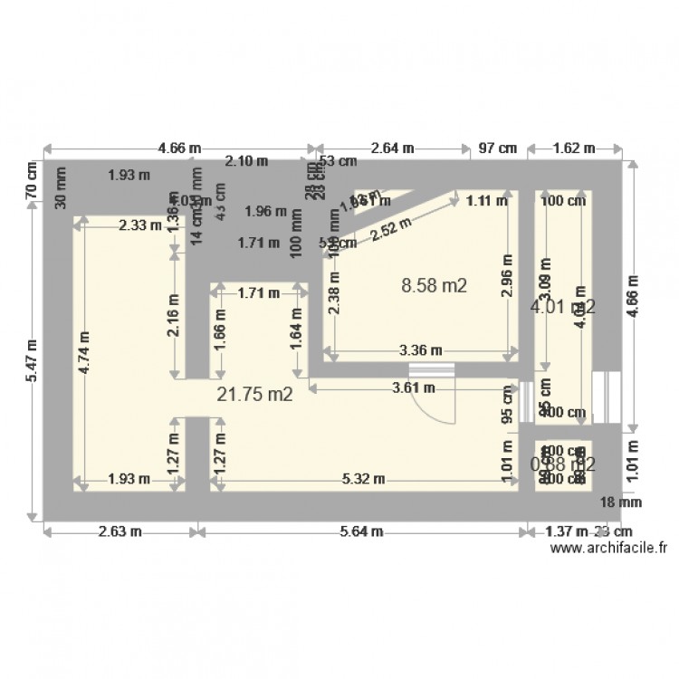 1501 RYS MON sous sol. Plan de 0 pièce et 0 m2